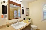 Private bath with tub/shower, Tommy Bahama amenities, hairdryer
